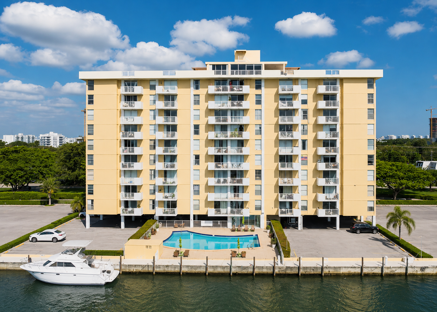 Keystone Towers waterfront residential exterior